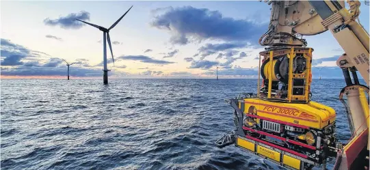  ?? GRAHAM FOX ?? Newfoundla­nd and Labrador company Pangeo Subsea has conducted business in Europe's offshore wind energy sector for a number of years.