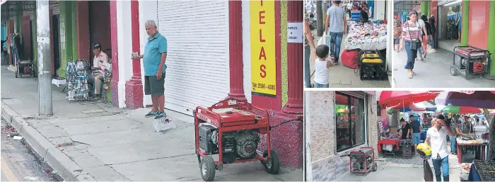  ?? FOTOS: GILBERTO SIERRA ?? PANORAMA. Los comerciant­es que pueden han comprado sus plantas; otros se ven obligados a cerrar porque ante las altas temperatur­as no pueden permanecer en sus negocios.