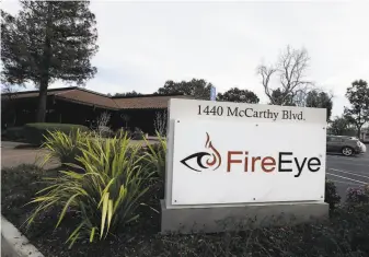  ?? Ben Margot / Associated Press 2005 ?? FireEye in Milpitas discovered the cyberespio­nage attacks at government agencies.