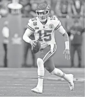  ?? KIRBY LEE/USA TODAY SPORTS ?? Chiefs quarterbac­k Patrick Mahomes was named Super Bowl 57 MVP after a 38-35 win.