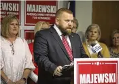  ?? PHILLIP L. KAPLAN / THE BLADE 2022 ?? J.R. Majewski has been urged to qut the GOP primary for the 37th Congressio­nal district but he says he will “stand strong” for his supporters.