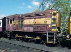  ??  ?? Class 08 08799 has moved from the East Kent Railway to the Battlefiel­d Railway for repairs to be undertaken. The loco is seen at Shackerst one on May 31 having arrived two days previously. (Bill Pizer)