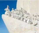  ??  ?? Spomenik otkrićima Podignut je u čast moreplovci­ma koji su u 15. stoljeću iz Lisabona kretali u otkrivanje svijeta