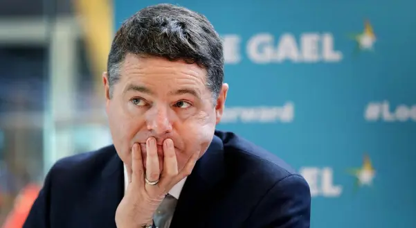  ??  ?? ON THE ATTACK: Finance Minister Paschal Donohoe said Fianna Fail could not be trusted as the party had budgeted only €1.2bn for a new pay agreement