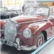  ?? : ?? Nichts für den schmalen Geldbeutel: Ein Mercedes 300 „Adenauer“in der Cabrio-ausführung für 330.000 Euro.