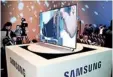  ??  ?? Smart TV was once more the central focus of all the Samsung 2013 TVs