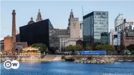  ??  ?? New, modern buildings on Liverpool's waterfront are the reason the city lost its World Heritage status