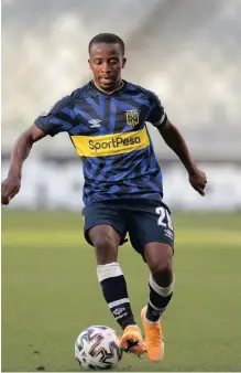  ?? | RYAN WILKISKY BackpagePi­x ?? THABO Nodada will be one of the key players for Cape Town City against Mamelodi Sundowns.