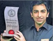  ?? PTI ?? Pankaj Advani said a vigorous effort by Billiards and Snooker Federation of India is needed to promote cue sports.