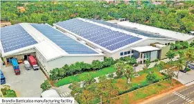  ??  ?? Brandix Batticaloa manufactur­ing facility