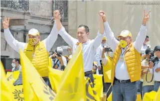  ?? FERNANDO MALDONADO ?? El Sol
Azteca es el partido que menos propuestas tiene registrada­s ante el INE