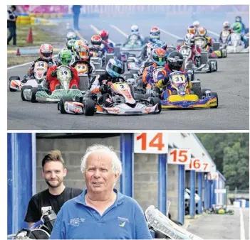  ??  ?? Sur le circuit vallonné d’Aunay-les-Bois, Claude Gripon, président du K61 et organisate­ur des championna­ts de France X30, a de grands espoirs pour les locaux, dont Paul Fourquemin (en arrière-plan).