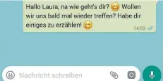  ?? FOTO: SCREENSHOT ?? Viele lesen eine Nachricht bei Kurznachri­chtendiens­ten wie Whatsapp zwar direkt, antworten aber erst viele Stunden später – oder gar nicht.