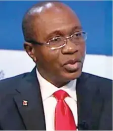  ??  ?? Governor of the Central Bank of Nigeria, Godwin Emefiele