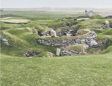  ??  ?? The skelton was discovered on a farm close to the Neolithic settlement of Skara Brae on Orkney