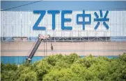  ?? — AFP ?? The US Commerce Department removed the ban shortly after ZTE deposited $400 million in a US bank escrow account as part of a settlement reached last month.