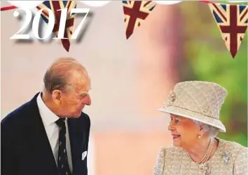  ?? Reuters ?? Queen Elizabeth and Prince Philip visit Pangbourne College near Reading in May.