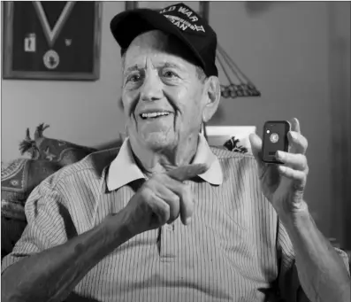  ?? WWII HERO GETS TO STAY AT HOME: ?? Pete Shaw has always been sharp as a tack, but when the minor falls, shuffling steps and difficulty with everyday tasks started, sending Pete to a nursing home nearly became a reality. But that all changed, and Pete dodged the nursing home when his daughter-in-law found this number (1-800-848-9092 EXT: FHHW485) and got him a tiny new medical alert device that instantly connects him to help whenever and wherever he needs it with no monthly bills ever.