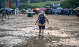 ?? ?? Standon Calling festival in 2021, which was called off due to flooding. Photograph: Julian Eales/Alamy