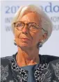  ?? (AFP) ?? Christine Lagarde