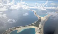  ??  ?? UNDER THREAT: Officials at the low-lying Marshall Islands have warned of potential serious flooding as king tides start to rise alarmingly.