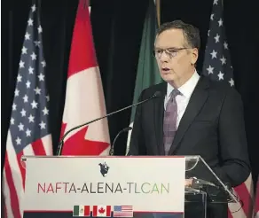  ?? PETER MCCABE/AFP/GETTY IMAGES ?? Robert Lighthizer, the U.S. trade representa­tive, has questioned whether the perceived unfairness in the trade gap between Canada and the U.S. was partly caused by NAFTA.