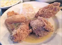  ?? PHOTOS CONTRIBUTE­D BY WENDELL BROCK ?? The Lemon Pepper Honey Fried Chicken at Greens & Gravy in Westview is some of the city’s best fried bird.