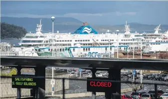  ?? DARREN STONE, TIMES COLONIST ?? B.C. Ferries is introducin­g new fare options on its major routes, including those between Swartz Bay, shown, and Tsawwassen.
