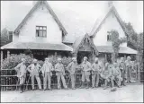  ??  ?? KEEN: young stalkers and curmudgeon­ly old ghillies waiting for shooting guests at Forest Lodge,
Blackmount