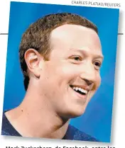  ??  ?? Mark Zuckerberg, de Facebook, entre los más importante­s líderes corporativ­os.