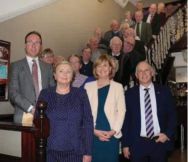  ??  ?? Fine Gael Party members pictured with An Tanáiste Frances Fitzgerald, MEP Deirdre Clune, Minister David Stanton, Cathal Lombard Solicitor, and Councillor Fergal Cronin at a Fine Gael Meet & Greet in the Hibernian Hotel, Mallow.