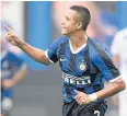  ?? REUTERS ?? Inter Milan’s Alexis Sanchez celebrates scoring their second goal.