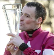  ??  ?? Seán Flanagan after hitting the jackpot in Leopardsto­wn on Sunday.