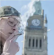  ?? JUSTIN TANG/FILES ?? While the Liberal government has promised to introduce legislatio­n to legalize recreation­al marijuana later this year, it could take until 2018 before a new law is on the books