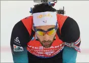  ?? (Photo AFP) ?? Fourcade, seulement e de la mass start hier à Nove Mesto (République tchèque).