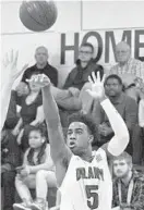  ?? BALTIMORE SUN MEDIA GROUP ?? Dulaney’s Ryan Conway scored 55 points against Hereford on Wednesday night, including 31 in the second quarter.