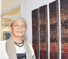  ??  ?? Artist Nicolas Aca, Jr. is a visual and performanc­e artist who was named one of the Top Ten Mindanao artists in the Philippine Art Awards in 2009.