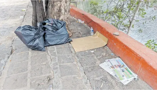  ??  ?? Guanajuato.-deplorable estado de la Presa de la Olla/fotos:
Miguel Ángel Martinez