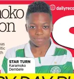  ??  ?? STAR TURN Karamoko Dembele