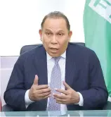  ?? F.E. ?? Radhamés Jiménez, vicepresid­ente de la Fuerza del Pueblo.