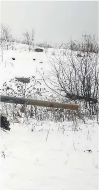  ?? // REUTERS ?? Tanque ucraniano destruido cerca de Avdíivka, en Donetsk