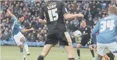  ?? ?? David Petrucci (left) scored a memorable goal for Posh v Leicester in 2013.