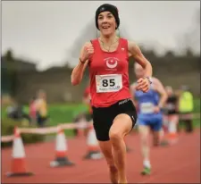  ??  ?? Erin McHugh, who won the Emyvale 10K on New Year’s Day.