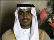  ?? HOGP ?? FILE - In this image from video released by the CIA, Hamza bin Laden, the son of of the late al-Qaida leader Osama bin Laden is seen as an adult at his wedding. The White House says Hamza bin Laden has been killed in a U.S. counterter­rorism operation in the Afghanista­n-Pakistan region. A White House statement gives no further details, such as when Hamza bin Laden was killed or how the United States confirmed his death.