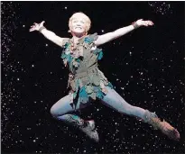  ?? — AP FILES ?? Cathy Rigby will star in a nightly 90-minute Broadway production of Peter Pan during this year’s Pacific National Exhibition.