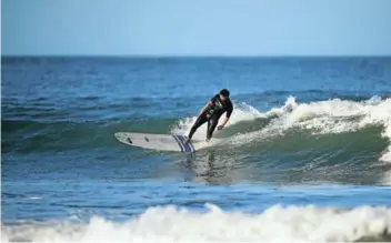  ?? Pictures: Kody McGregor ?? Alfonzo Pieters, who says surfing saved him from a life of despair.