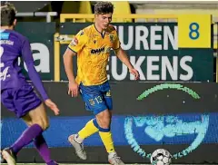  ??  ?? Liberato Cacace’s star continues to rise after securing a sixfigure transfer to Belgian Pro League football club Sint-Truiden.