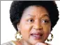  ??  ?? ‘SHOCKED’: Baleka Mbete