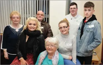  ?? Photo by John Cleary ?? Family of the late Hospice Chairman Ted Moynihan rememberin­g their beloved community hero at the first AGM of the Foundation since his passing. Pictured are Breda Moynihan, Jade Moynihan, Chloe Moynihan, Simon Moynihan, Colm O’Shea, Noreen and Johnny.