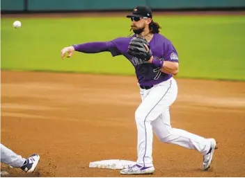  ?? MATT YORK AP ?? Colorado’s Brendan Rodgers was expected to be the team’s starting second baseman on opening day.